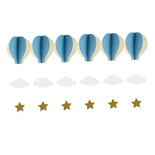 MERRYHAPY 6stücke Sechs Heißluftballon Hängende Papierornamente Wunderschöne Dekoration Für Shower Geburtstagsfeiern Und Hochzeiten Pastellfarben MERRYHAPY 6stücke Sechs Heißluftballon Hängende Papierornamente Wunderschöne Dekoration Für Shower Geburtstagsfeiern Und Hochzeiten Pastellfarben von MERRYHAPY