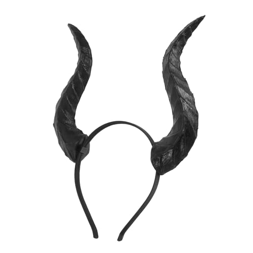 MERRYHAPY Abnehmbares Teufelshorn Stirnband Halloween Kopfschmuck Verstellbar Leichtes Haarband Für Karneval Cosplay Party Zubehör MERRYHAPY Abnehmbares Teufelshorn Stirnband Halloween Kopfschmuck Verstellbar Leichtes Haarband Für Karneval Cosplay Party Zubehör von MERRYHAPY