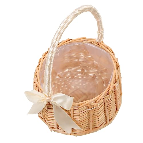 MERRYHAPY Blumenmädchenkorb Handgehaltener Rattan-aufbewahrungskorb Dekorativer Geflochtener Korb Vielseitig Verwendbar Sicheres Material Für Die Inneneinrichtung MERRYHAPY Blumenmädchenkorb Handgehaltener Rattan-aufbewahrungskorb Dekorativer Geflochtener Korb Vielseitig Verwendbar Sicheres Material Für Die Inneneinrichtung von MERRYHAPY