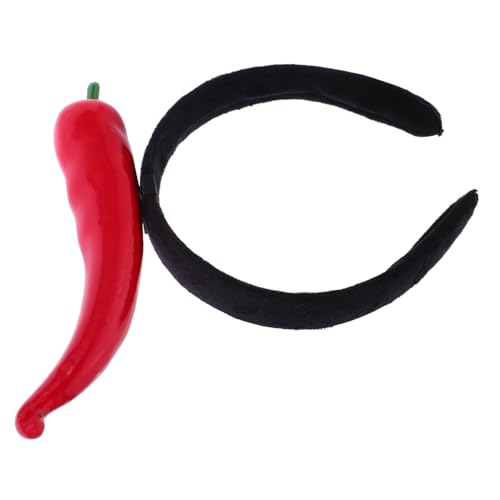 MERRYHAPY Chili Stirnband für Lustiges Haardekor für Partys Dekorative Kopfbedeckung für Halloween und Karneval Robustes und Bequemes Design für Kostümpartys und Aufführungen MERRYHAPY Chili Stirnband für Lustiges Haardekor für Partys Dekorative Kopfbedeckung für Halloween und Karneval Robustes und Bequemes Design für Kostümpartys und Aufführungen von MERRYHAPY