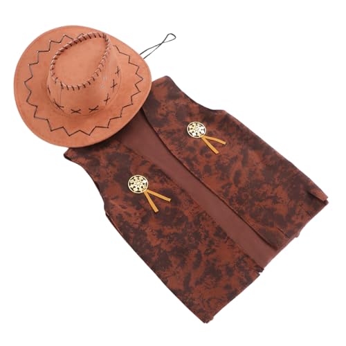 MERRYHAPY Cowboykostüm Satz Für Herren Western-partyzubehör Karneval-maskenball-kostüm Langlebige Qualität Bequem Für Festivals Und Anlässe MERRYHAPY Cowboykostüm Satz Für Herren Western-partyzubehör Karneval-maskenball-kostüm Langlebige Qualität Bequem Für Festivals Und Anlässe von MERRYHAPY