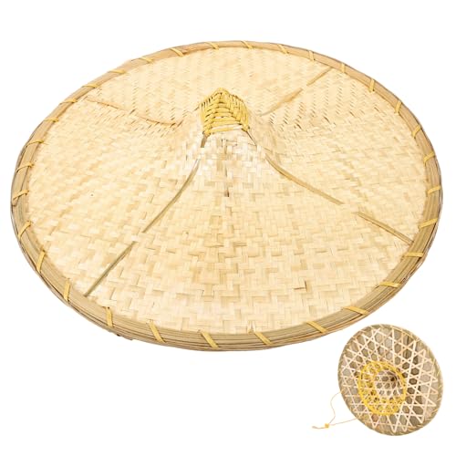 MERRYHAPY Flecht Hut Konischer Sonnenschutz Cosplay Asiatischer Tanzhut Verstellbar Leicht Bühnenrequisite Natural MERRYHAPY Flecht Hut Konischer Sonnenschutz Cosplay Asiatischer Tanzhut Verstellbar Leicht Bühnenrequisite Natural von MERRYHAPY