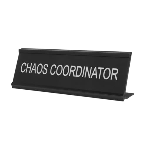 MERRYHAPY Förmiges Aluminium Dekorationsschild für Mediator Position Robustes Aluminiumlegierung Mediatoren Desk Schild Lustiges Schwarzes Bürokoordinator Schild Modernes Minimalistisches MERRYHAPY Förmiges Aluminium Dekorationsschild für Mediator Position Robustes Aluminiumlegierung Mediatoren Desk Schild Lustiges Schwarzes Bürokoordinator Schild Modernes Minimalistisches von MERRYHAPY