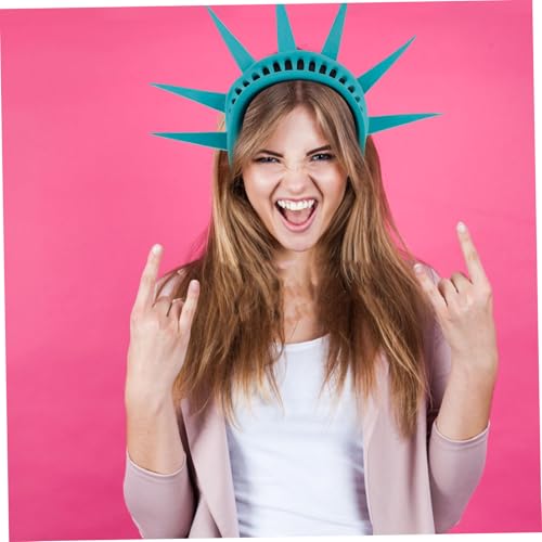 MERRYHAPY Freiheitsstatue Stirnband mit Fackel Hochwertiger Kopfschmuck für Kostümpartys Patriotisches Haarband für Nationale Feiertage und Festival events Robustes Material Vielseitig MERRYHAPY Freiheitsstatue Stirnband mit Fackel Hochwertiger Kopfschmuck für Kostümpartys Patriotisches Haarband für Nationale Feiertage und Festival events Robustes Material Vielseitig von MERRYHAPY