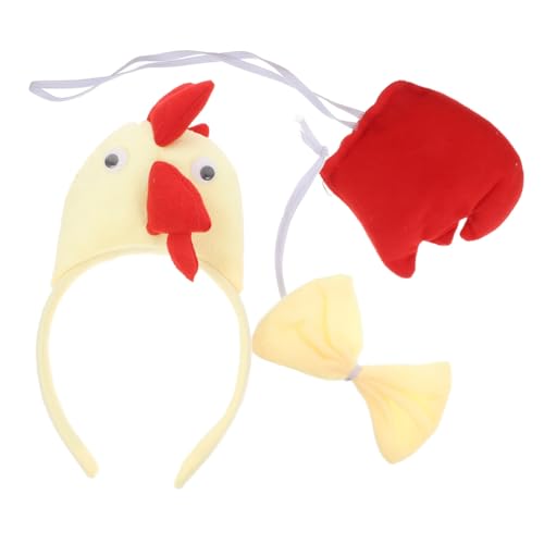 MERRYHAPY Gelbes Huhn Kostüm Set Erwachsene Tier Stirnband mit Cosplay Zubehör für Ostern Halloween Motto Party Verkleidung MERRYHAPY Gelbes Huhn Kostüm Set Erwachsene Tier Stirnband mit Cosplay Zubehör für Ostern Halloween Motto Party Verkleidung von MERRYHAPY