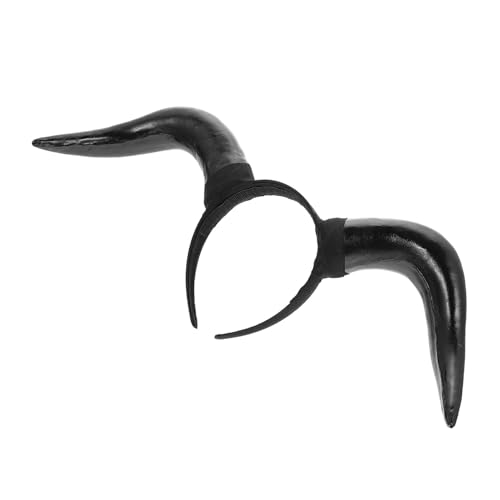 MERRYHAPY Halloween Teufelshörner Stirnband Halloween Party Accessoire Leichtes Langlebiges Cosplay Haarreif für Erwachsene und Modische Kopfbedeckung für Karneval und Kostümpartys von MERRYHAPY