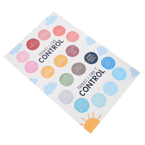 MERRYHAPY Kinderzimmer Poster Emotionale Wanddeko Wasserdichtes Kratzfestes Cartoon Wandbild Bunte Aquarelldrucke Klassenzimmer Dekoration MERRYHAPY Kinderzimmer Poster Emotionale Wanddeko Wasserdichtes Kratzfestes Cartoon Wandbild Bunte Aquarelldrucke Klassenzimmer Dekoration von MERRYHAPY