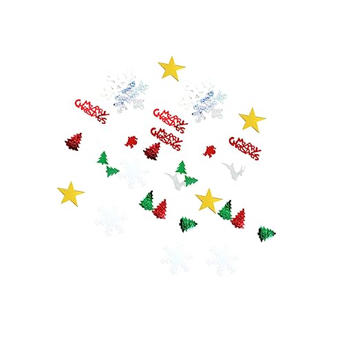 MERRYHAPY Konfetti Set Mit Weihnachtsmotiven Funkelnde Pailletten Weihnachtsmann Schneeflocken Und Hirsch Design Ideal Für DIY Dekorationen Zu Hause Im Café Laden Oder Bar MERRYHAPY Konfetti Set Mit Weihnachtsmotiven Funkelnde Pailletten Weihnachtsmann Schneeflocken Und Hirsch Design Ideal Für DIY Dekorationen Zu Hause Im Café Laden Oder Bar von MERRYHAPY