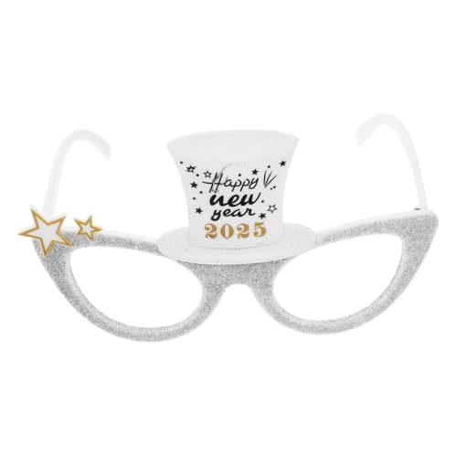 MERRYHAPY Partybrille Frohes Neues Jahr Silvester Foto Requisite Leichtes Pc-material Lustiges Neujahrs-accessoire für Themenpartys MERRYHAPY Partybrille Frohes Neues Jahr Silvester Foto Requisite Leichtes Pc-material Lustiges Neujahrs-accessoire für Themenpartys von MERRYHAPY