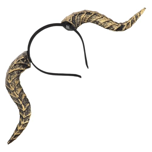 MERRYHAPY Steampunk Teufel Horn Stirnband Abnehmbar Komfortabel Vielseitig für Halloween Cosplay und Themenpartys Vintage Gothic Accessoire für Karneval und Kostümveranstaltungen von MERRYHAPY
