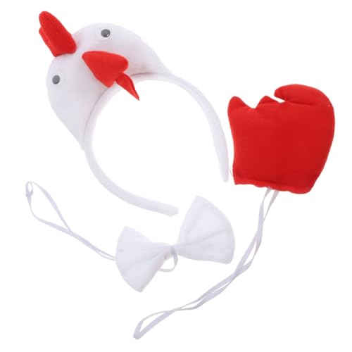 MERRYHAPY Verstellbares Hühnerkostüm-set mit Tierkopfband und für Erwachsene Weißes Hahn-accessoire für Osterfeiern Cosplay-events Gruppenthemen und Kostümpartys MERRYHAPY Verstellbares Hühnerkostüm-set mit Tierkopfband und für Erwachsene Weißes Hahn-accessoire für Osterfeiern Cosplay-events Gruppenthemen und Kostümpartys von MERRYHAPY
