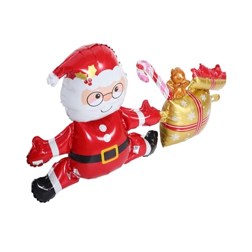 MERRYHAPY Weihnachtsmann Weihnachtsballon Aluminiumfolie Ballons Dekorative Weihnachtsfeier Supplies Urlaub Spaß MERRYHAPY Weihnachtsmann Weihnachtsballon Aluminiumfolie Ballons Dekorative Weihnachtsfeier Supplies Urlaub Spaß von MERRYHAPY