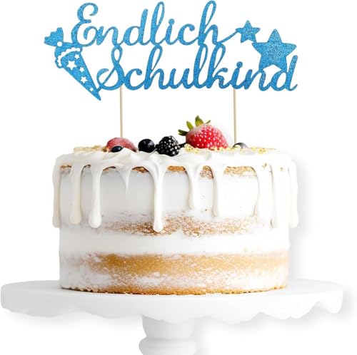 3 Stück Blau Endlich Schulkind Torten Topper,Kuchendeko Schulanfang,Zuckertüte Endlich Schulkind Tortendeko,Süßigkeiten und Sterne Tortendeko,Für Junge Mädchen Party 3 Stück Blau Endlich Schulkind Torten Topper,Kuchendeko Schulanfang,Zuckertüte Endlich Schulkind Tortendeko,Süßigkeiten und Sterne Tortendeko,Für Junge Mädchen Party von MERVYNGLYNNHUNTER