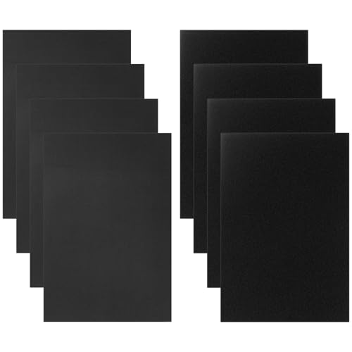 4 Blatt Nylon-Klebeband zum Nähen, 20 x 30 cm Selbstklebendes Nylon-Hakenband zum Befestigen, Klettverschluss zum Nähen, für Vorhänge, Handschuhe, Kleidung von MERVYNGLYNNHUNTER
