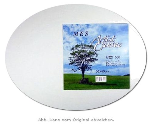 Ovale universalgrundierte Künstlerleinwand Malerlienwand - Format: 40x50 cm von MES