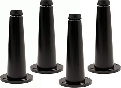 MESCXTY 4-teilige Möbelbeine aus Metall, Möbelfüße aus reinem Messing, konisches, verstellbares DIY-Sofa-Stützbein, für Nachttischschränke, Hocker, mit Schrauben und Fußpolster MESCXTY 4-teilige Möbelbeine aus Metall, Möbelfüße aus reinem Messing, konisches, verstellbares DIY-Sofa-Stützbein, für Nachttischschränke, Hocker, mit Schrauben und Fußpolster von MESCXTY