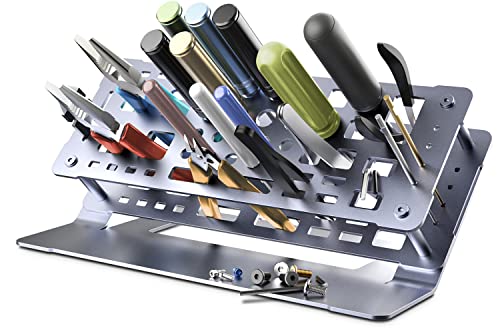 METALALTER Werkbank Werkzeugständer, Kleiner Werkzeug Organizer, Aluminiumlegierung, Dunkelgrau METALALTER Werkbank Werkzeugständer, Kleiner Werkzeug Organizer, Aluminiumlegierung, Dunkelgrau von METALALTER