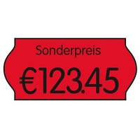 METO Preisetiketten leuchtrot permanent 26,0 x 12,0 mm, 18 Rollen METO Preisetiketten leuchtrot permanent 26,0 x 12,0 mm, 18 Rollen von METO