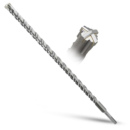 METOTY SDS Plus Bohrer 18mmx500mm, Hammerbohrer, Betonbohrer,Für Stein, Beton, Naturstein, Ziegelmauer METOTY SDS Plus Bohrer 18mmx500mm, Hammerbohrer, Betonbohrer,Für Stein, Beton, Naturstein, Ziegelmauer von METOTY