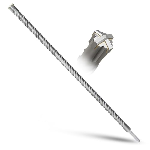 METOTY SDS Plus Bohrer 20mm×600mm，Steinbohrer,Hammerbohrer,Betonbohrer,Für Stein,Beton,Naturstein,Ziegelmauer von METOTY