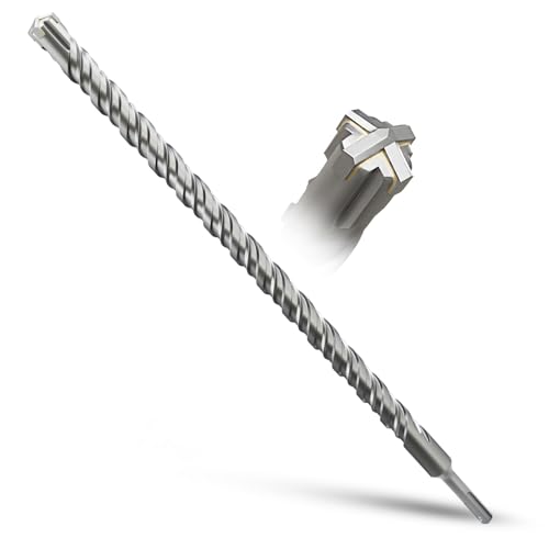 METOTY SDS Plus Bohrer 22mmx500mm, Hammerbohrer, Betonbohrer,Für Stein, Beton, Naturstein, Ziegelmauer METOTY SDS Plus Bohrer 22mmx500mm, Hammerbohrer, Betonbohrer,Für Stein, Beton, Naturstein, Ziegelmauer von METOTY