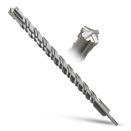 METOTY SDS Plus Bohrer 32mm×460mm，Steinbohrer,Hammerbohrer,Betonbohrer,Für Stein,Beton,Naturstein,Ziegelmauer von METOTY