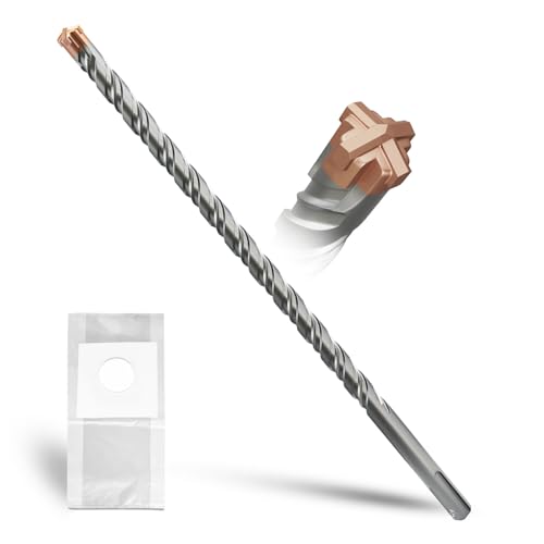 METOTY SDS Plus bohrer 14mm×310mm,mit 4 Hartmetallschneiden,Kopf mit Beschichtung,Steinbohrer,Hammerbohrer,Betonbohrer,Für Stein,Beton,Naturstein,Ziegelmauer METOTY SDS Plus bohrer 14mm×310mm,mit 4 Hartmetallschneiden,Kopf mit Beschichtung,Steinbohrer,Hammerbohrer,Betonbohrer,Für Stein,Beton,Naturstein,Ziegelmauer von METOTY