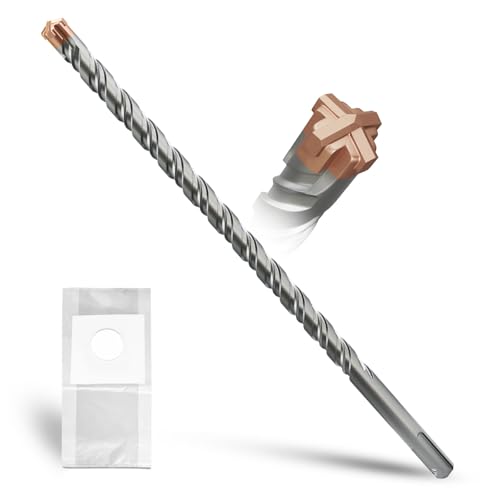 METOTY SDS Plus bohrer 14mm×460mm,mit 4 Hartmetallschneiden,Kopf mit Beschichtung,Steinbohrer,Hammerbohrer,Betonbohrer,Für Stein,Beton,Naturstein,Ziegelmauer METOTY SDS Plus bohrer 14mm×460mm,mit 4 Hartmetallschneiden,Kopf mit Beschichtung,Steinbohrer,Hammerbohrer,Betonbohrer,Für Stein,Beton,Naturstein,Ziegelmauer von METOTY