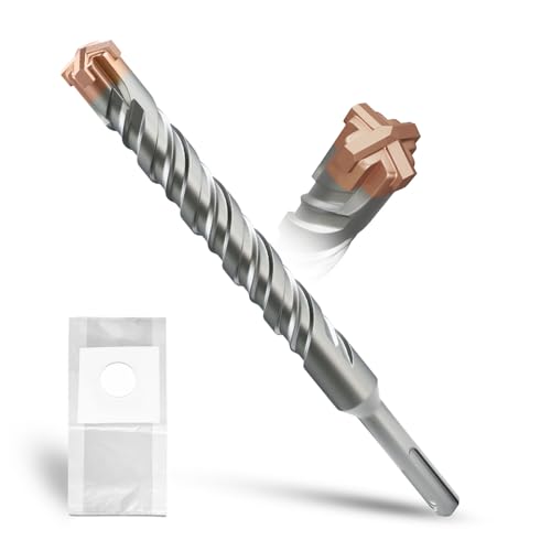 METOTY SDS Plus bohrer 20mm×210mm,mit 4 Hartmetallschneiden,Kopf mit Beschichtung,Steinbohrer,Hammerbohrer,Betonbohrer,Für Stein,Beton,Naturstein,Ziegelmauer METOTY SDS Plus bohrer 20mm×210mm,mit 4 Hartmetallschneiden,Kopf mit Beschichtung,Steinbohrer,Hammerbohrer,Betonbohrer,Für Stein,Beton,Naturstein,Ziegelmauer von METOTY