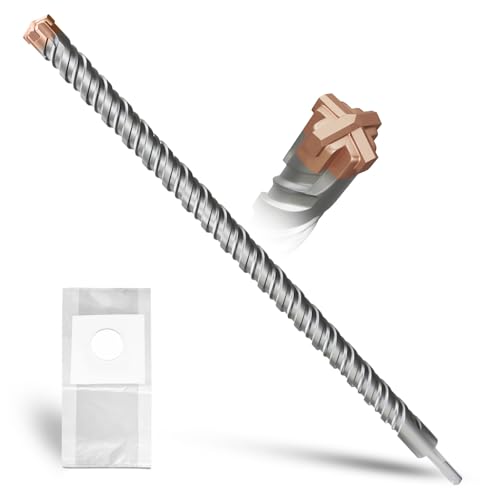 METOTY SDS Plus bohrer 32mm×600mm,mit 4 Hartmetallschneiden,Kopf mit Beschichtung,Steinbohrer,Hammerbohrer,Betonbohrer,Für Stein,Beton,Naturstein,Ziegelmauer METOTY SDS Plus bohrer 32mm×600mm,mit 4 Hartmetallschneiden,Kopf mit Beschichtung,Steinbohrer,Hammerbohrer,Betonbohrer,Für Stein,Beton,Naturstein,Ziegelmauer von METOTY