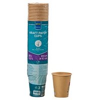 METRO PROFESSIONAL Einweg-Trinkbecher braun 0,2 l, 50 St. von METRO PROFESSIONAL