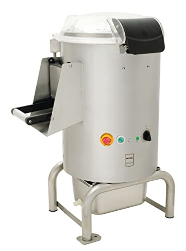 METRO Professional Kartoffelschäler GPP1010, Edelstahl, bis zu 200 kg/h, 750 W, mit Deckel und Sicherheitsabschaltfunktion von METRO Professional