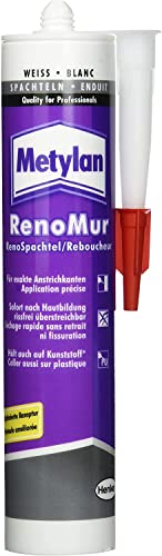 Metylan Spachtelmasse MRS6N 300 ml, weiß, Wasserbasierte Dispersion, Paste, Rissbeständig, Metall, Renospachtel, Lösemittelfrei, Gebrauchsfertig Metylan Spachtelmasse MRS6N 300 ml, weiß, Wasserbasierte Dispersion, Paste, Rissbeständig, Metall, Renospachtel, Lösemittelfrei, Gebrauchsfertig von METYLAN