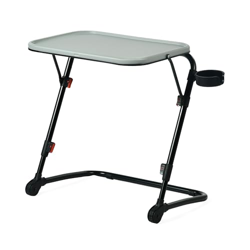 MEUBLE COSY Laptoptisch Frühstückstablett Höhenverstellbar Ohne Montage Betttisch Laptopständer Faltbare für Lesen oder Frühstücks und Zeichentisch, Grau, 54x38x71.5cm MEUBLE COSY Laptoptisch Frühstückstablett Höhenverstellbar Ohne Montage Betttisch Laptopständer Faltbare für Lesen oder Frühstücks und Zeichentisch, Grau, 54x38x71.5cm von MEUBLE COSY