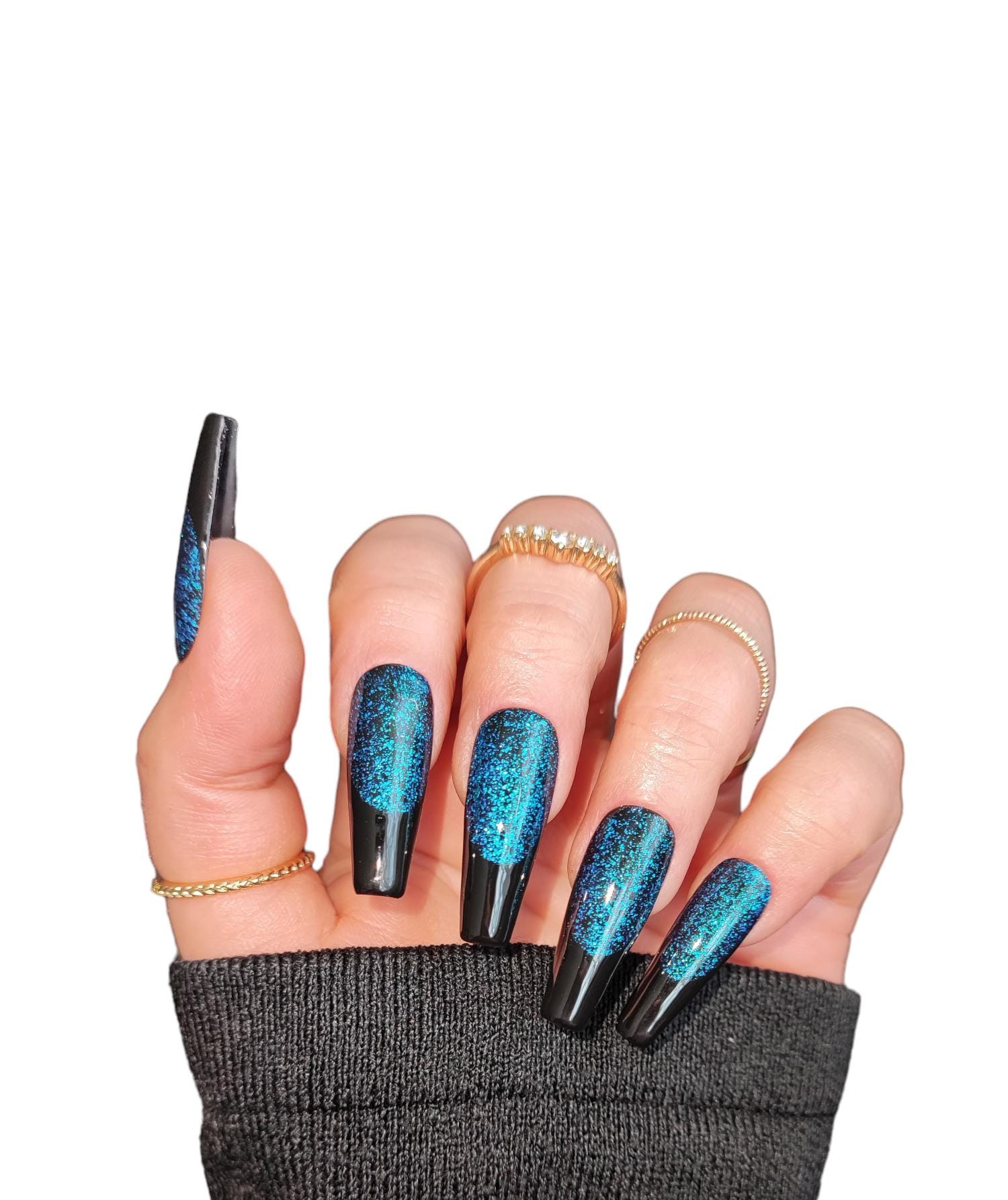 Blue Flakes Blue Flakes von MEVANAILS