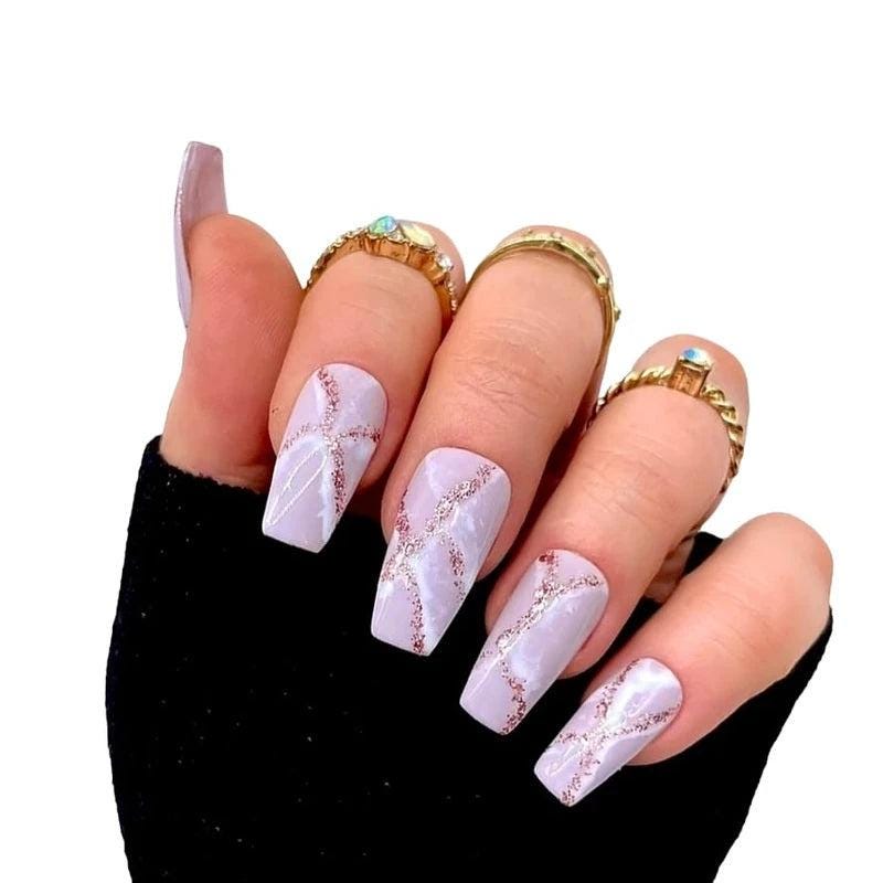 Press On Nails Marmor Queen Press On Nails Marmor Queen von MEVANAILS