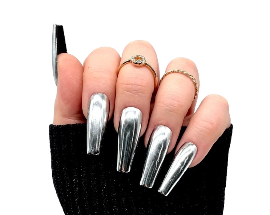 Press On Nails Mirror Chrome Press On Nails Mirror Chrome von MEVANAILS