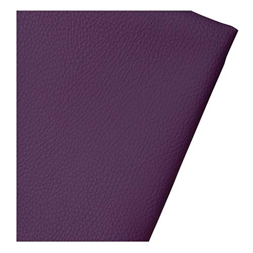 Kunstleder Meterware Stoffe zum Nähen Wasserdichte Polsterung (1 Stk- Breite: 140cm x Länge: 100cm) Polsterstoff Polster für Möbel Schuhe Handtaschen(Colour: Lila)(Purple,1.4X1m) von MEWORKS