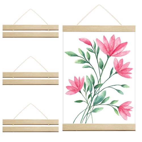4 Pcs Magnetisch Posterschiene, A4 Magnetische Posterleiste Holz, Posterleiste, 21 cm Posterschiene, Bilderrahmen Aufhänger, Holz Poster Aufhänger Magnetische Für Wandbilder, Photos, Holzrahmen 4 Pcs Magnetisch Posterschiene, A4 Magnetische Posterleiste Holz, Posterleiste, 21 cm Posterschiene, Bilderrahmen Aufhänger, Holz Poster Aufhänger Magnetische Für Wandbilder, Photos, Holzrahmen von MEYAGOT