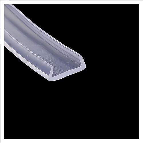 MEYINGOU Kunststoff-U-Kanal, Kunststoff-Kantenverkleidung, Durchscheinender Dichtungsstreifen aus Gummi, 4,9 m, for die Restaurierung von Schränken und Möbeln, Höhe x Breite(8mm x 22mm) von MEYINGOU