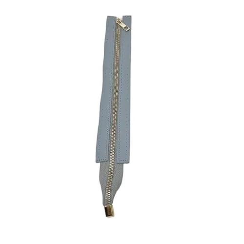 MEYINGOU Reißverschlüsse für Aufnähen，Offener Reißverschlus Nützlich for Häkeltaschen, Reißverschluss, Nähzubehör, Handtaschen, Lederreißverschluss(Blue) von MEYINGOU