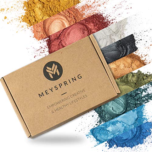 MEYSPRING Two Tone Collection - Glimmerpulver für Epoxidharz - Neue Generation von Epoxidharz-Farbpigmenten - 100% mineralisches, hautfreundliches und inertes Pigmentpulver für Epoxidharz von MEYSPRING