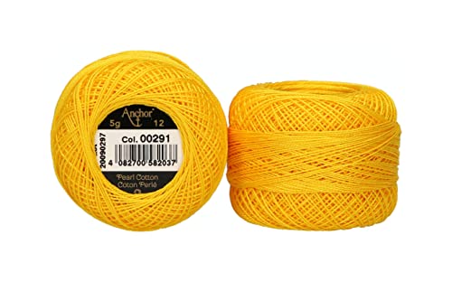 Anchor 4596012-00291 Stickgarne, 100% Baumwolle, 291, Stärke 12, 56m, 9 Gramm Anchor 4596012-00291 Stickgarne, 100% Baumwolle, 291, Stärke 12, 56m, 9 Gramm von MEZ