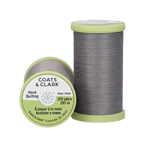 Coats: Thread & Zippers S960–0620 Garn und Reißverschlüsse, Dual Duty Plus Handsteppgarn, 297 m, Schiefergrau von Coats