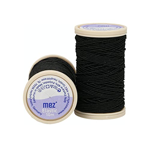 MEZ 4638000-01000 Nähgarne, 60% Elasthan, 40% Polyester, 1000, 10m, 10 Gramm MEZ 4638000-01000 Nähgarne, 60% Elasthan, 40% Polyester, 1000, 10m, 10 Gramm von MEZ