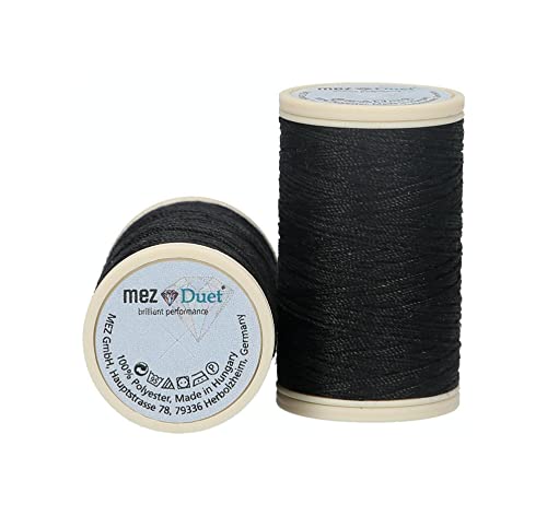 MEZ 4643030-01000 Nähgarne, 100% Polyester, 1000, Stärke 30, 60m, 12 Gramm von MEZ