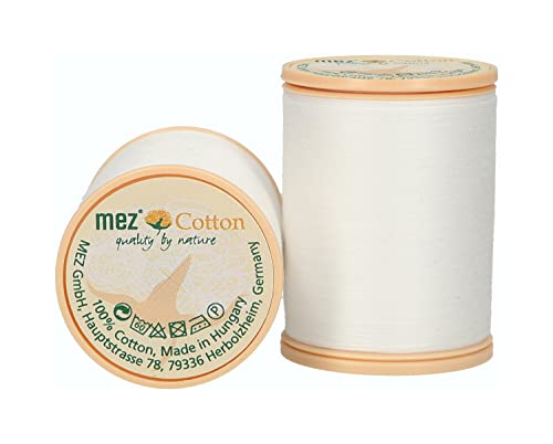 MEZ 4666040-01716 Nähgarne, 100% Baumwolle, 1716, Stärke 40, 800m, 54 Gramm von MEZ
