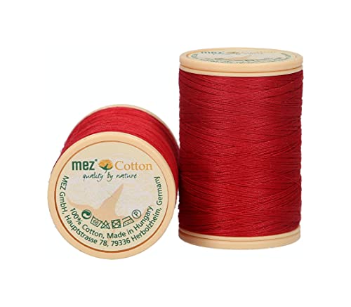 MEZ Cotton Stärke 50 4667050-03021 grau Nähgarn, 100 % Baumwolle, 1000m von MEZ