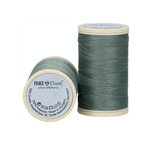 MEZ D4646-7037 Nähgarn, Polyester, 7037 Grün, 200 m, meter von MEZ