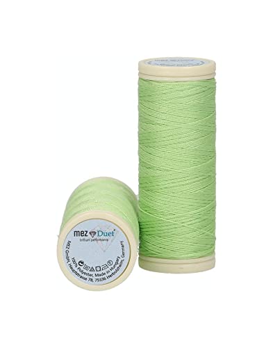 MEZ Duet Stärke 100 4644100-03200 grün Nähgarn, 100 % Polyester, 50m MEZ Duet Stärke 100 4644100-03200 grün Nähgarn, 100 % Polyester, 50m von MEZ